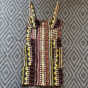 Marc by Marc Jacobs Aztec Front Zip Denim Dress